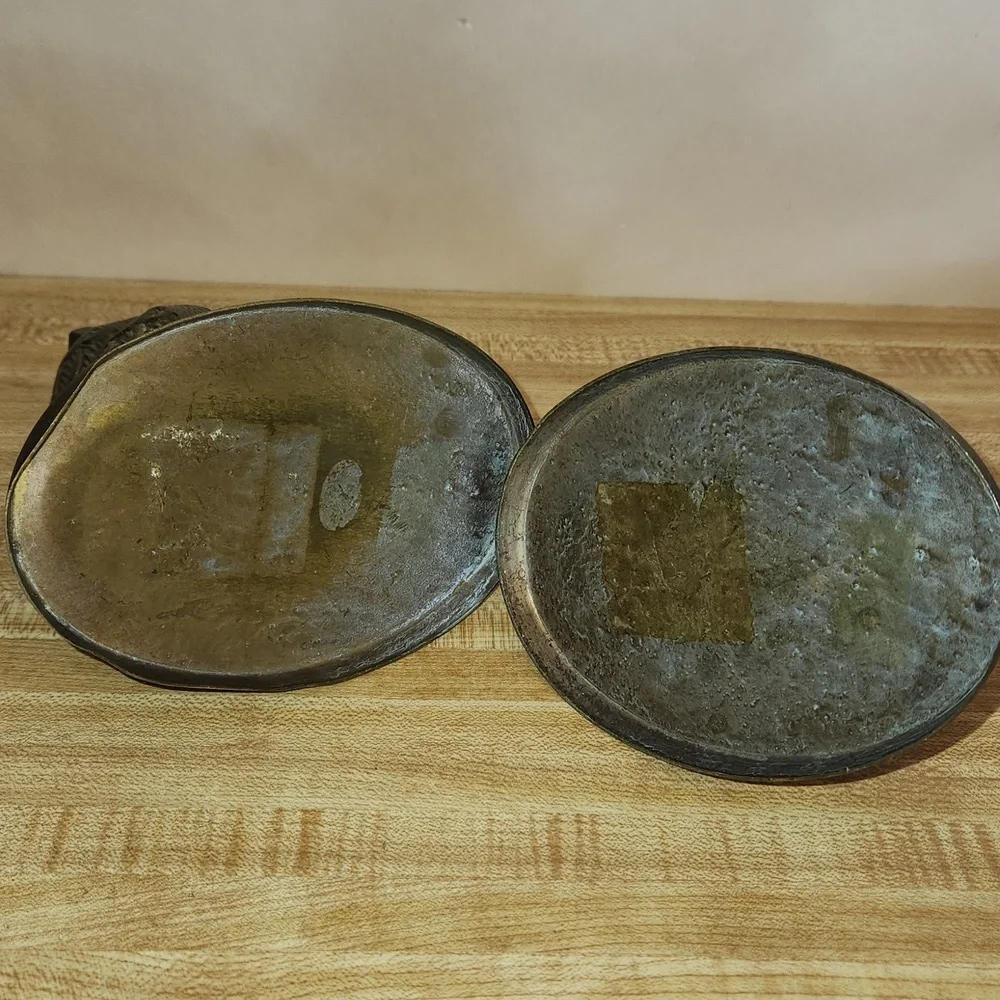 Pair (2) Brass Owls Figure